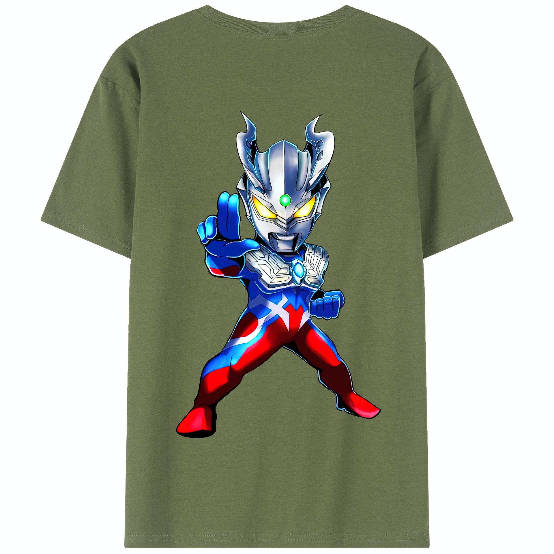 （画像用） ウルトラマン Ultraman 綿100％半袖Tシャツ（背面プリント）